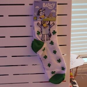 Bluey Shamrock Kids Socks